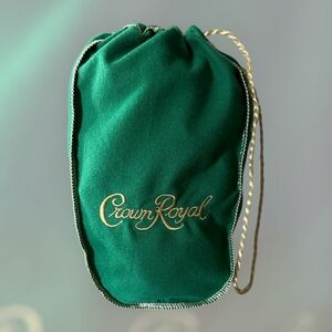 Crown Royal | Green Drawstring Dust Bag EUC Free with Purchase